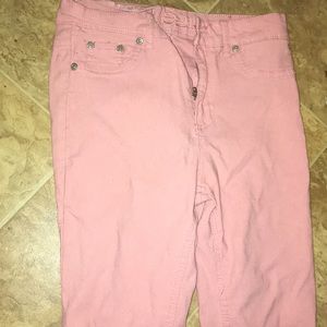 Pink jeans